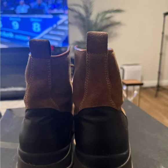 Moncler Tan Suede Men's Boots - Picture 2 of 5